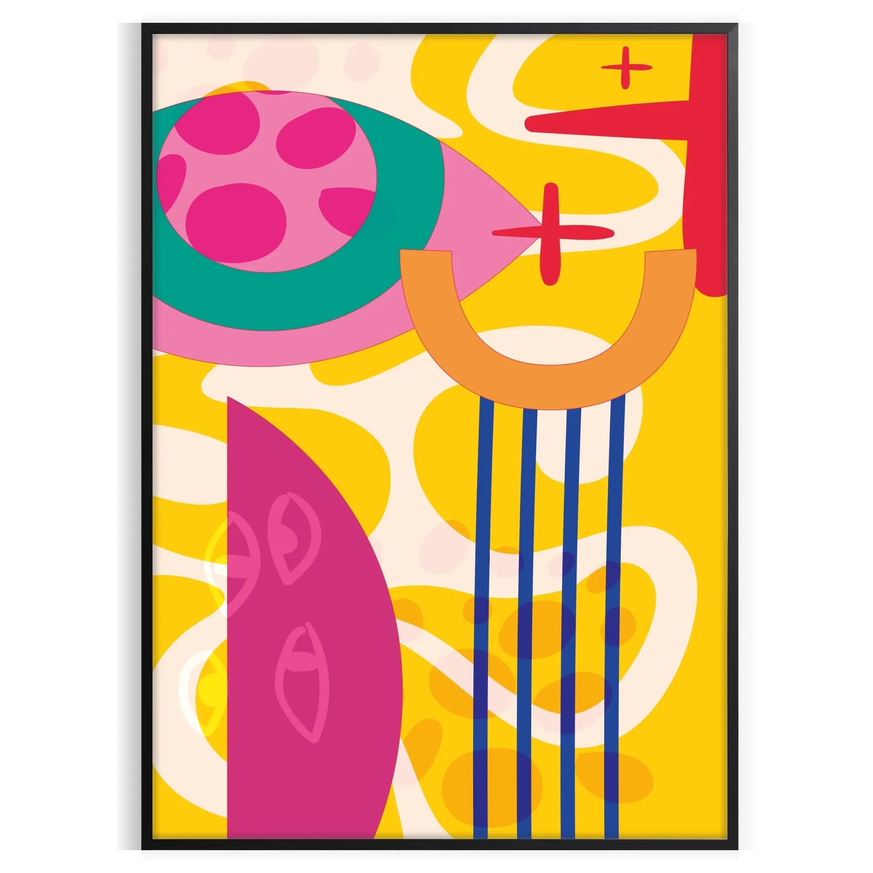 space Boho Art Wall vibrant abstract designs chic captivating wall print perfect gift lovers unique decor unframed options style