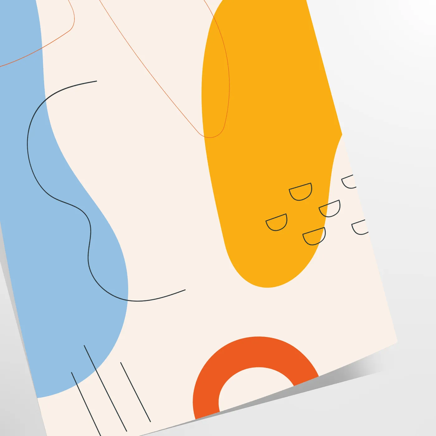 space captivating boho print poster stunning abstract art wall ideal gift occasion touch artistic flair room framed frameless style