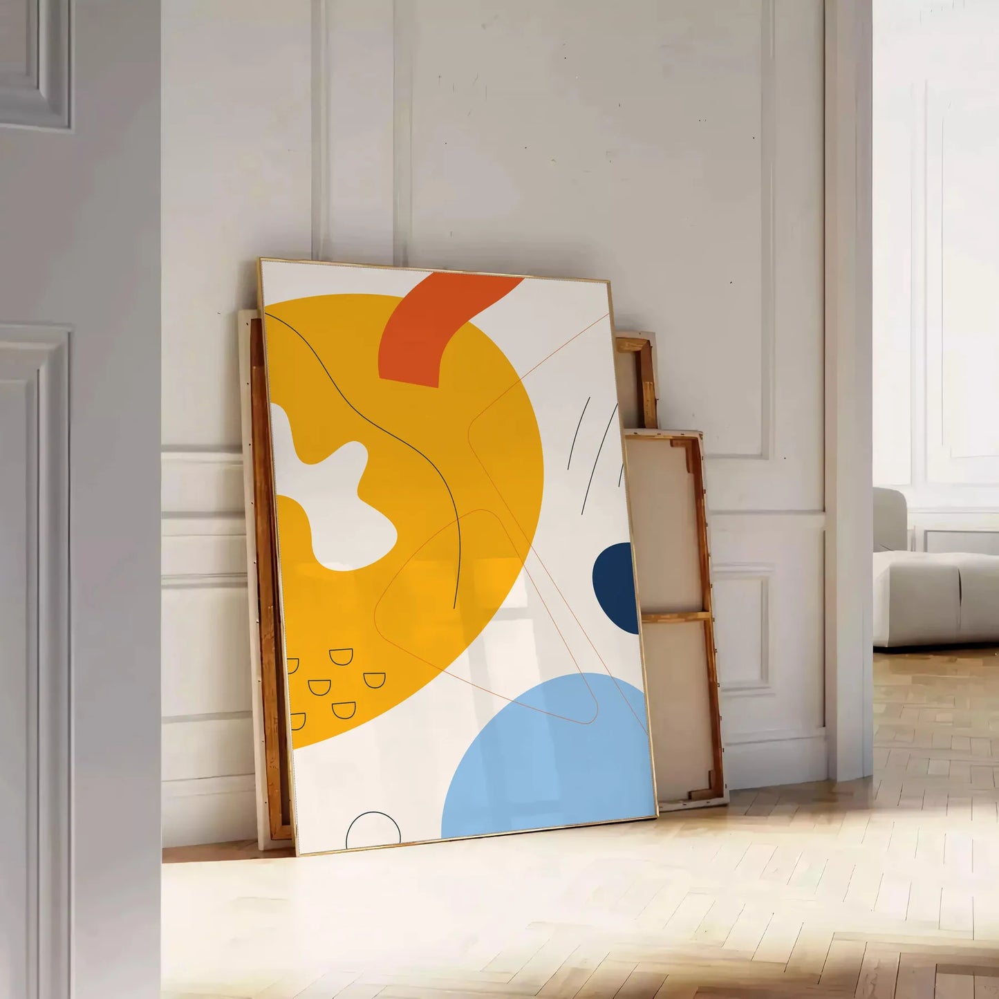 space captivating boho art poster stunning blend abstract bohemian style wall piece ideal gift lovers sizes A4 cm A0 unique decor needs