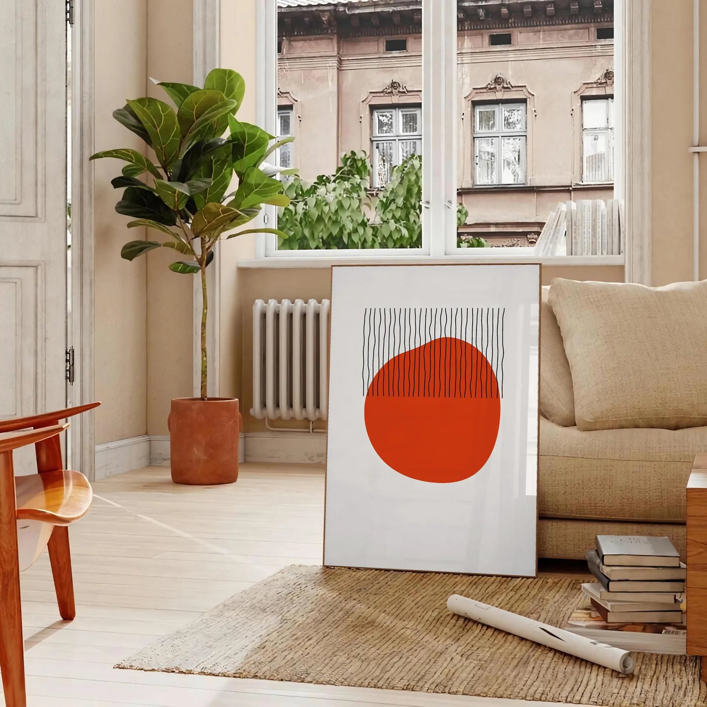 space stunning boho wall art piece bohemian abstract poster black green chic touch decor unique gift print sizes A4 cm A0 home aesthetic today