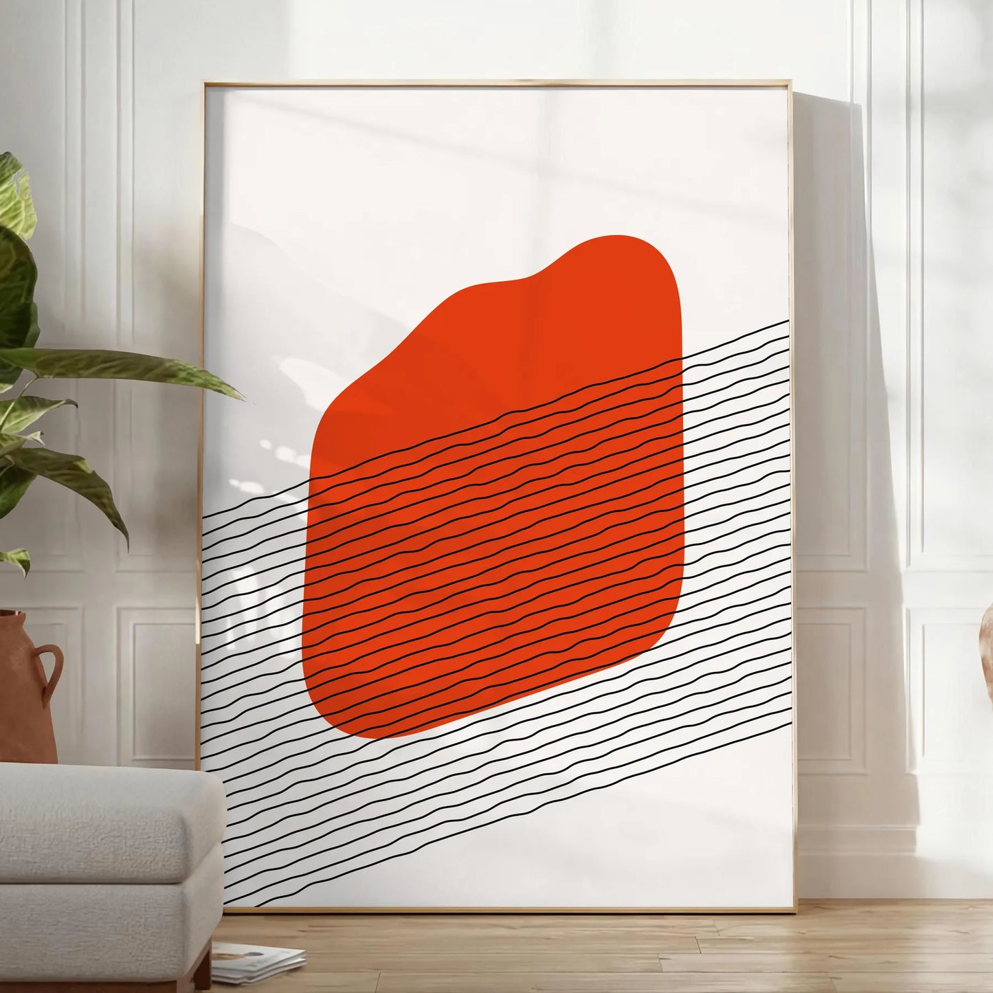 space boho abstract poster stunning print decor wall art thoughtful gift artwork home ambiance sizes A4 cm A0